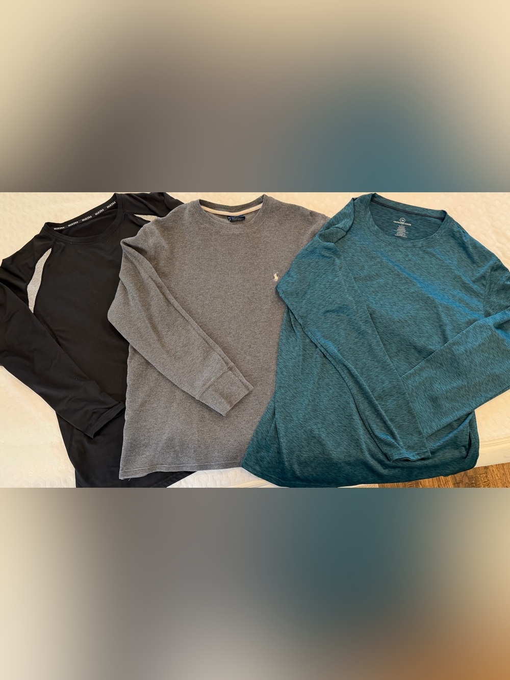 Men’s Long-Sleeve Shirt Bundle — Polo Ralph Lauren, Real Essentials & MUEZNA